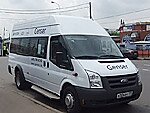 Бесплатный автобус Genser в пункт аренды автомобилей АрендаАвто-ткв на Новорязанском шоссе